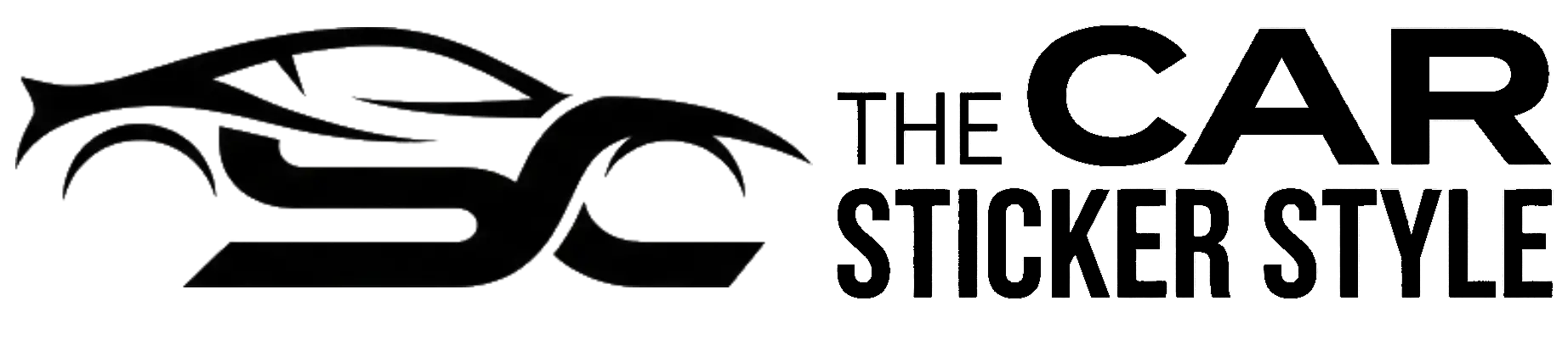 The Car Sticker Style Logo